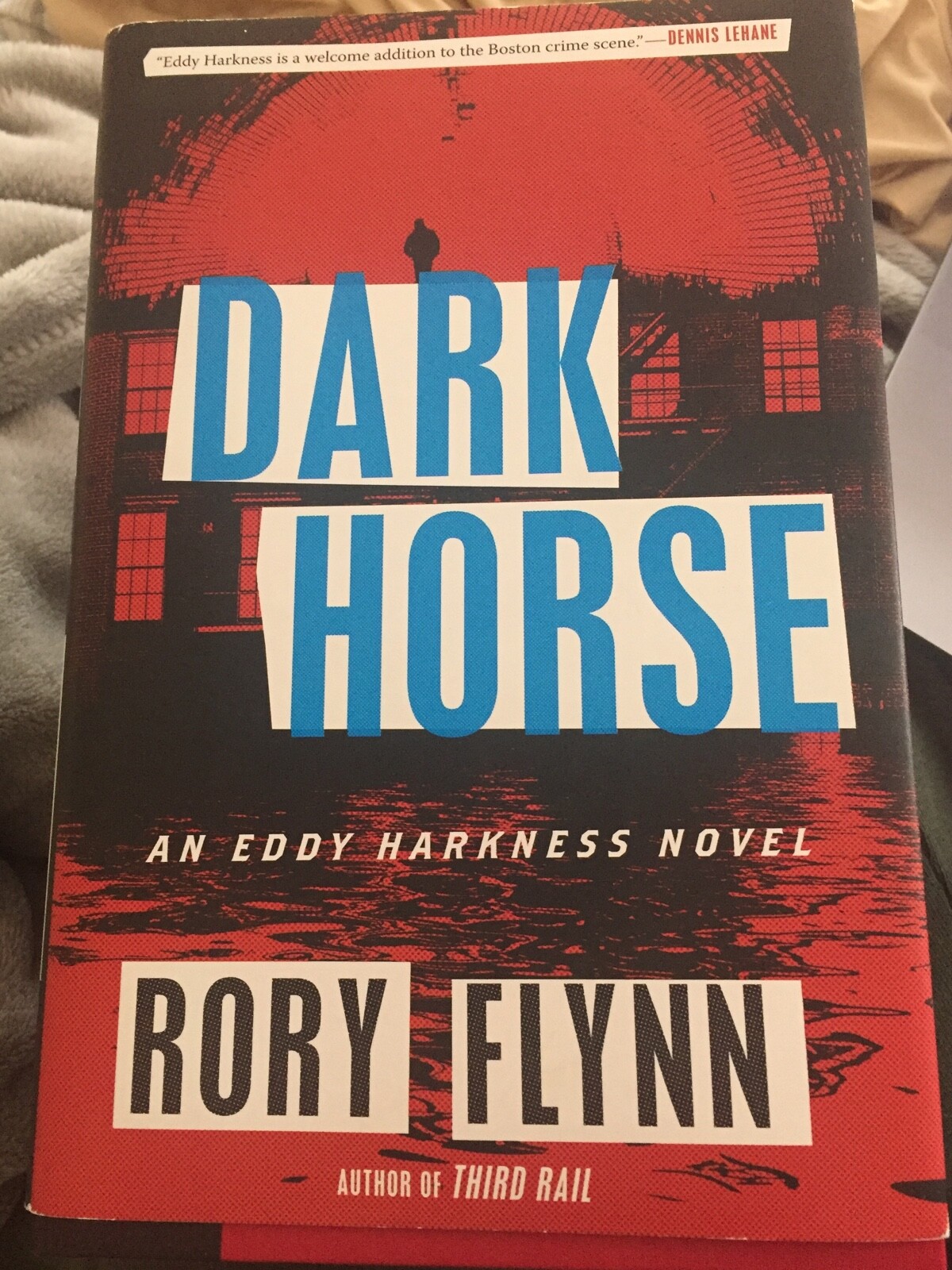 Dark Horse : An Eddy Harkness Novel by Rory Flynn : SIGNED/ INSCRIBED HCDJ Book