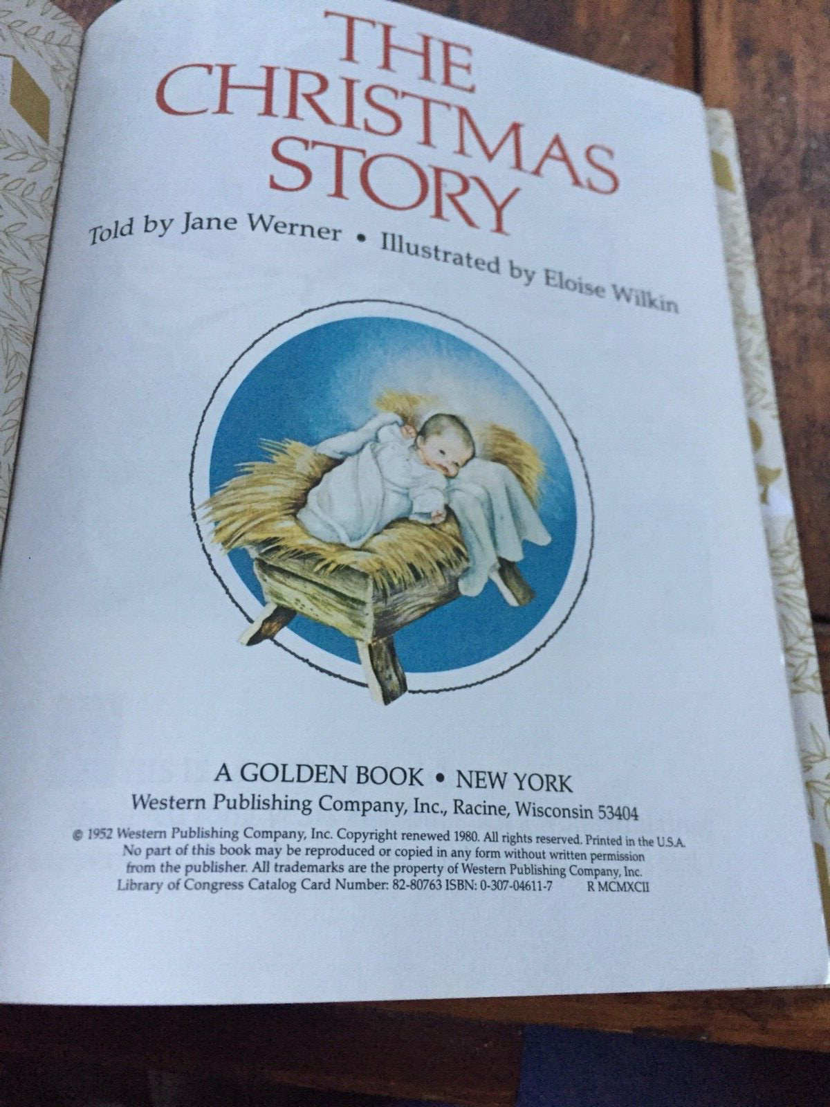 *TOUCHING* The Christmas Story (A Little Golden Book) – Hardcover – See Photos