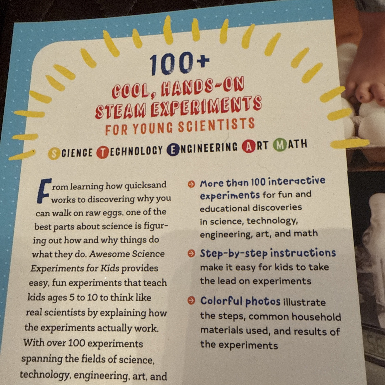 New~ Awesome Science Experiments for Kids: 100+ Fun STEM / STEAM Projects & Why