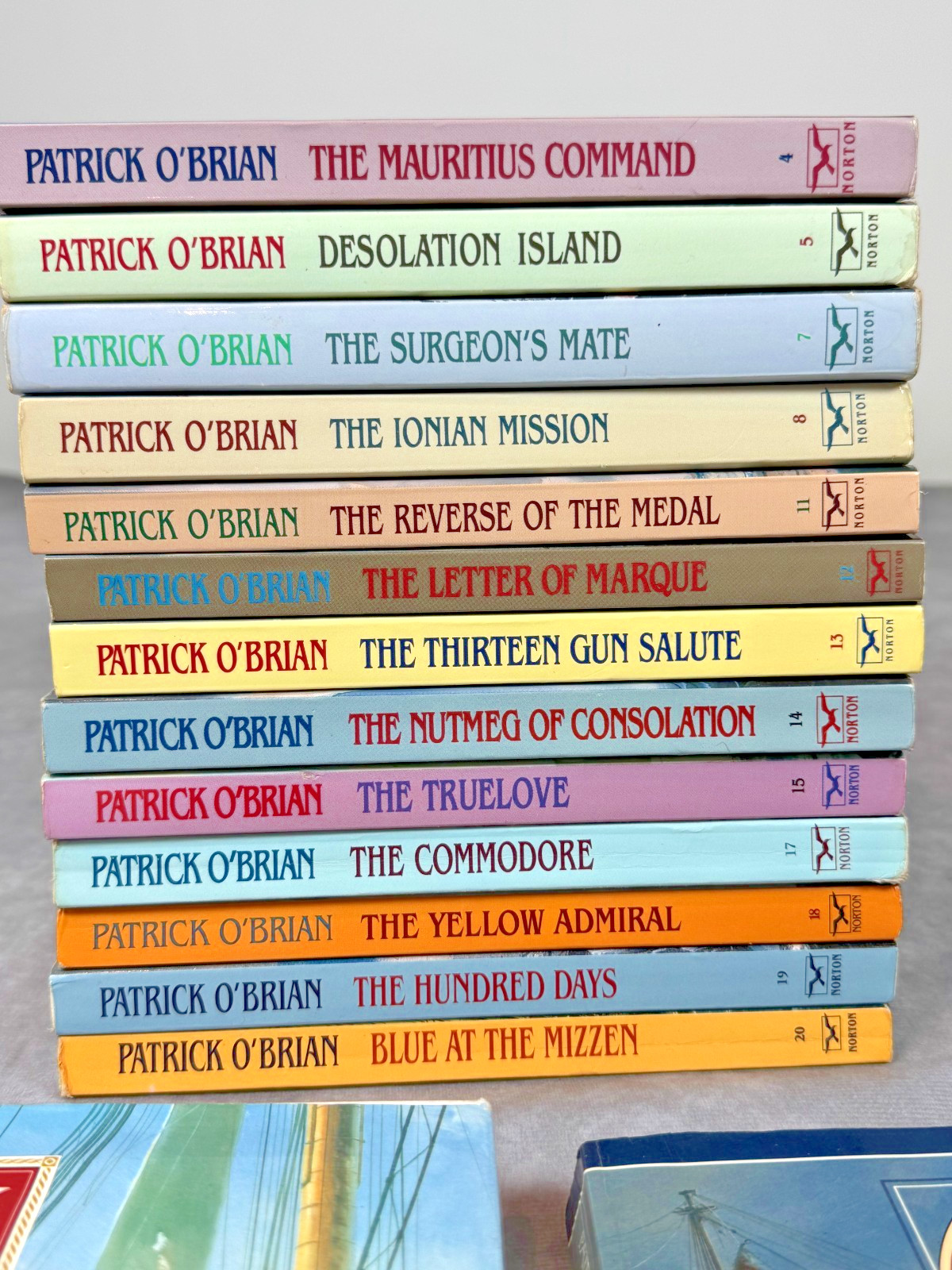 Patrick O’Brian Aubrey Maturin Series 15 Book Lot Norton PB & HC Maritime