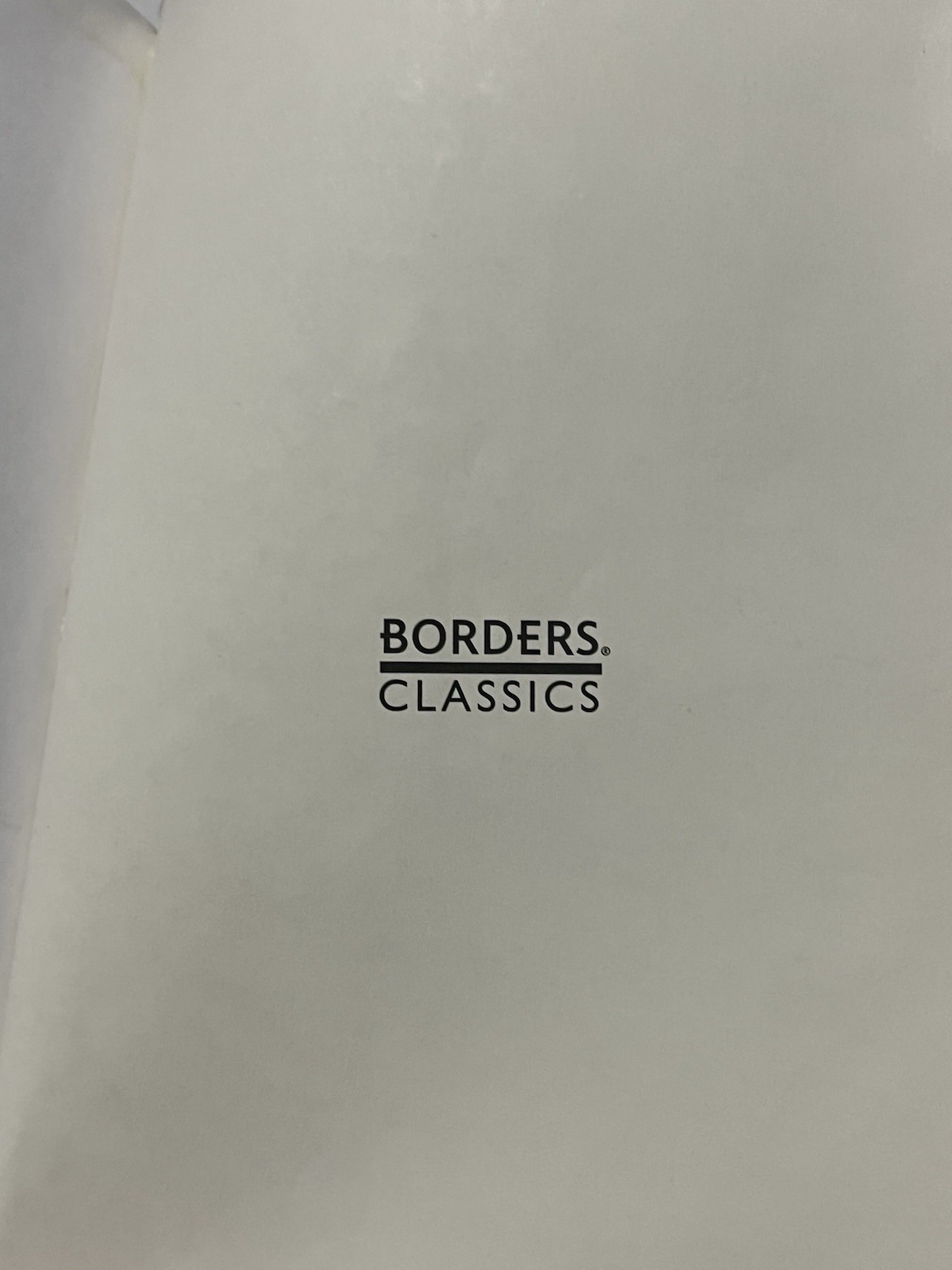 Count of Monte Cristo Alexandre Dumas Abridged Borders Classics Edition 2006