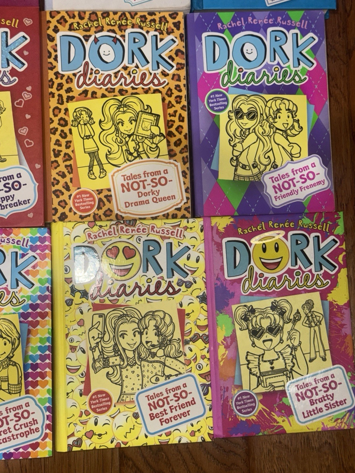 Dork Diaries 9 Book Lot Rachel Renee Russell #1 4 5 6 9 11 12 13 14 HC PB