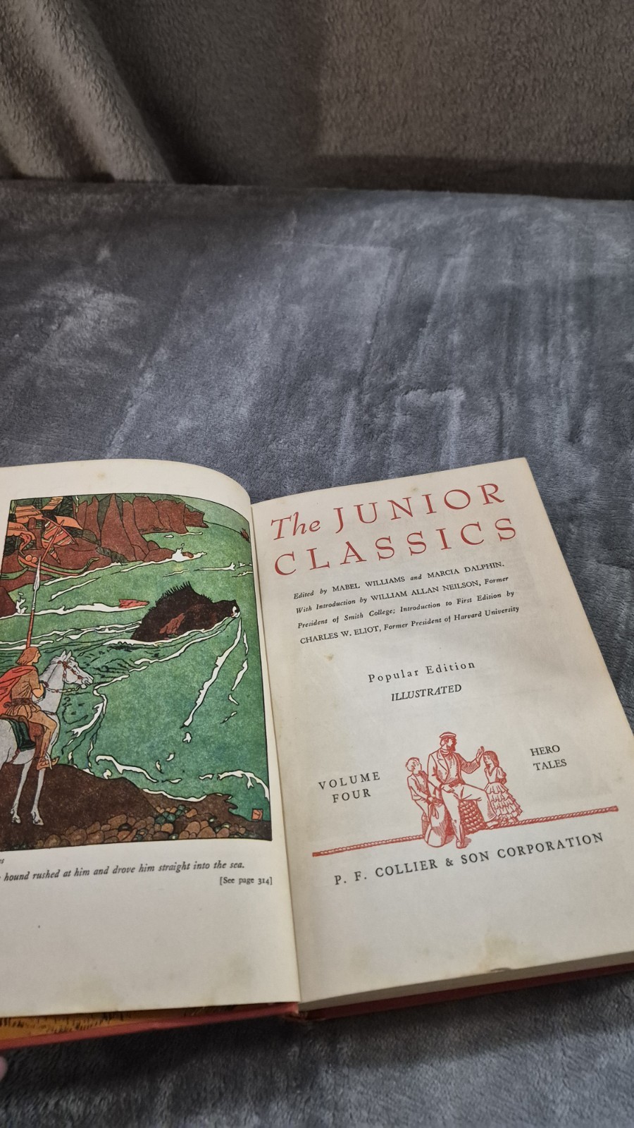 Collier’s The Junior Classics: The Young Folks Shelf of Books Set 6 Hardback OBO