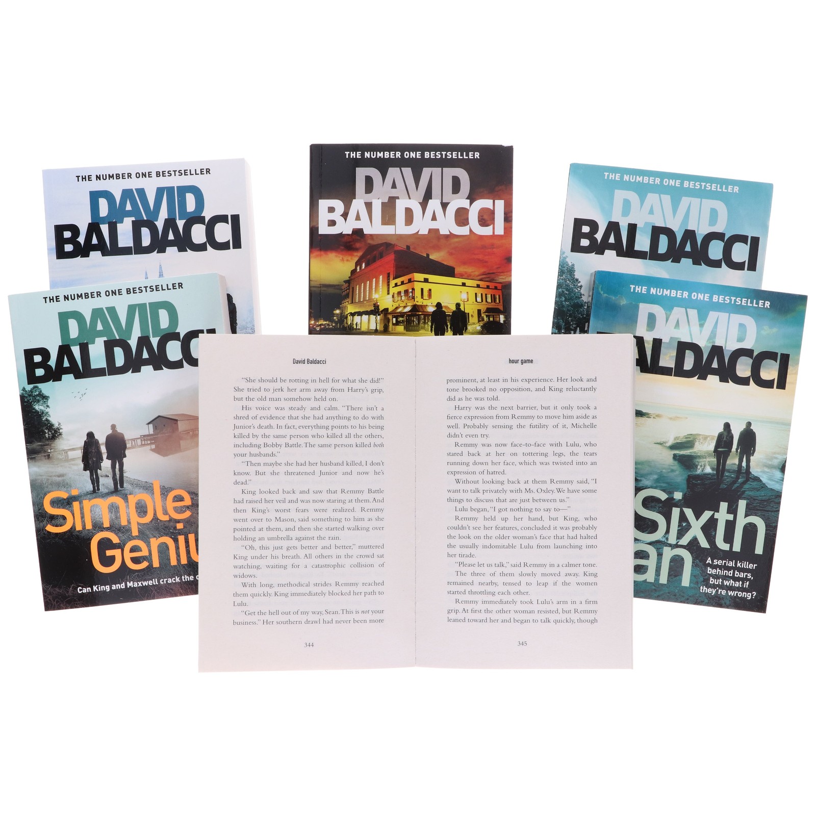 King and Maxwell Series by David Baldacci: 6 Books Collection Set – Fiction – PB