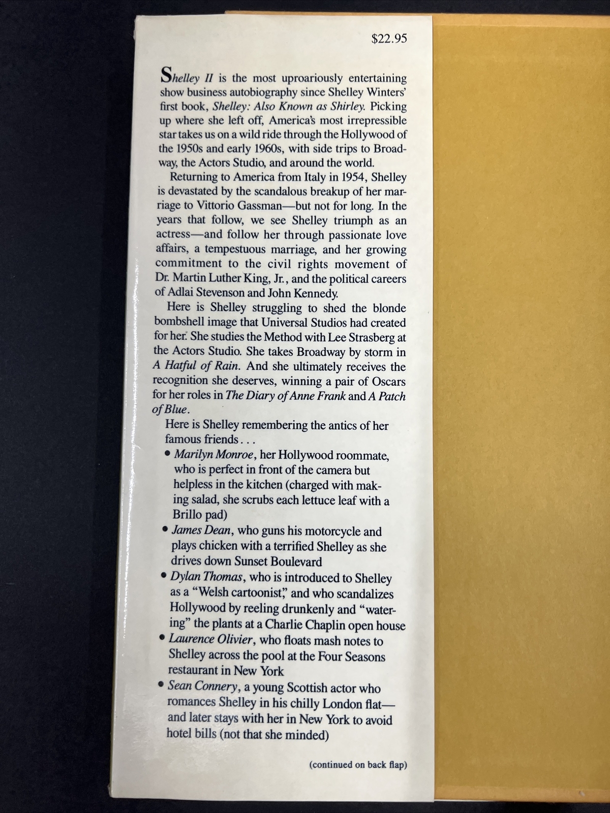 Shelley II: The Middle of My Century Hardcover By Winters, Shelley 1989