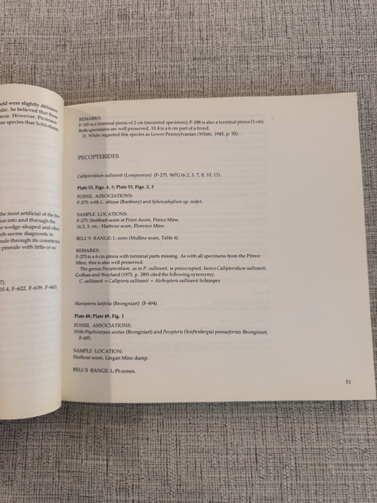 Upper Carboniferous Fossil Flora Nova Scotia Paleobotany Museum Monograph 1980