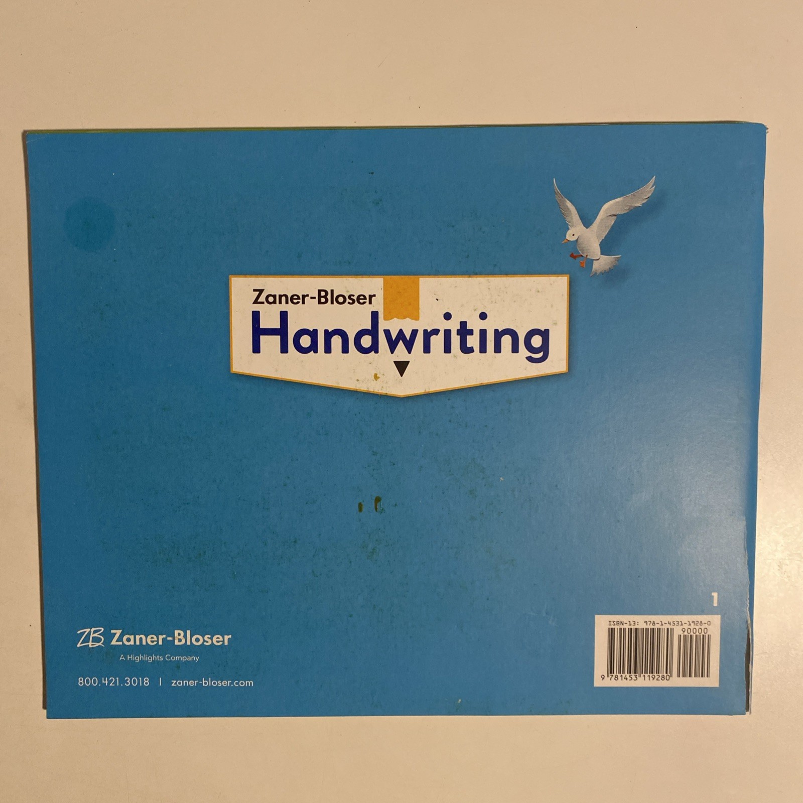 #1 Zaner Bloser Handwriting © 2020 Grade 1 Student Edition Clean Pages