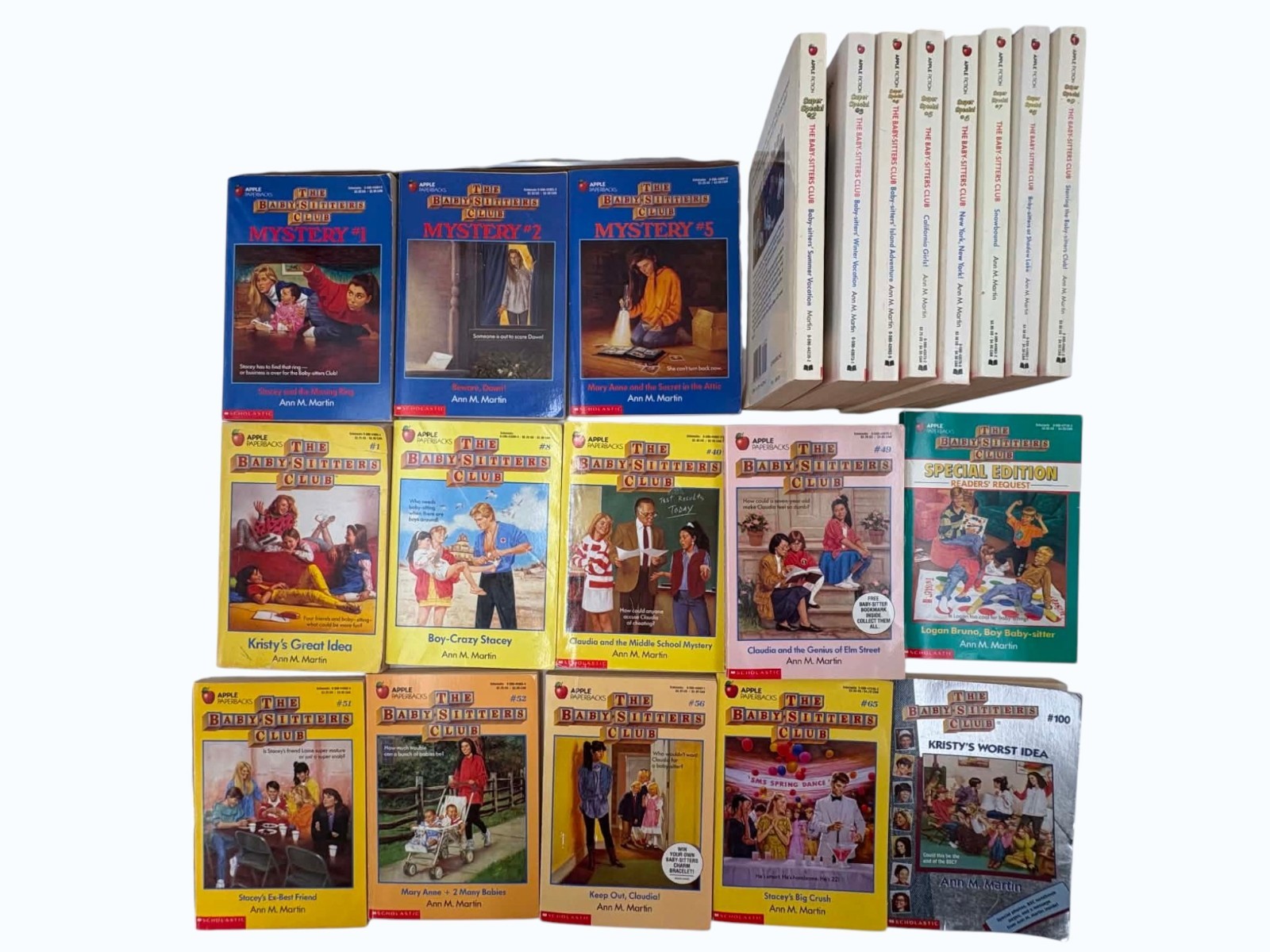 The Baby-Sitters Club 21 Book Lot- 3 Mysteries, 8 Super Specials, & Misc.
