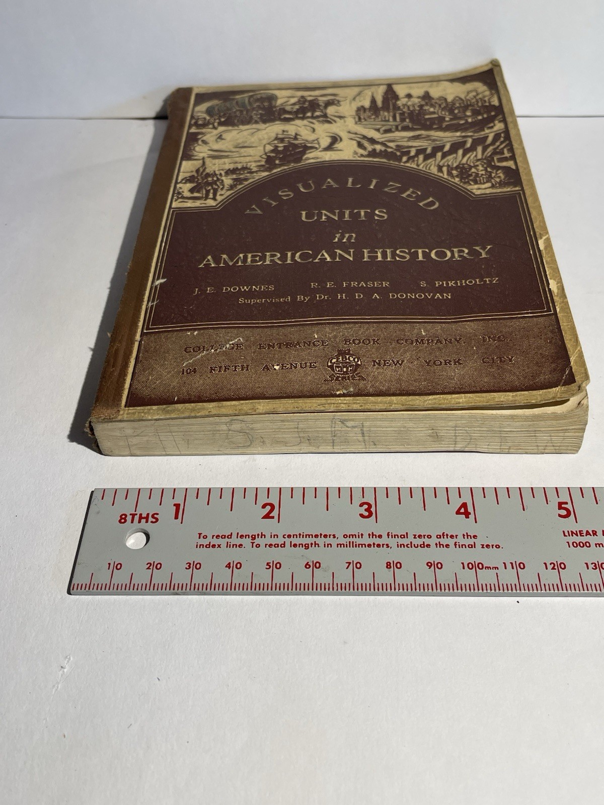 CEBCO Visualized Units in American History HC Rev Ed 1943 Illus