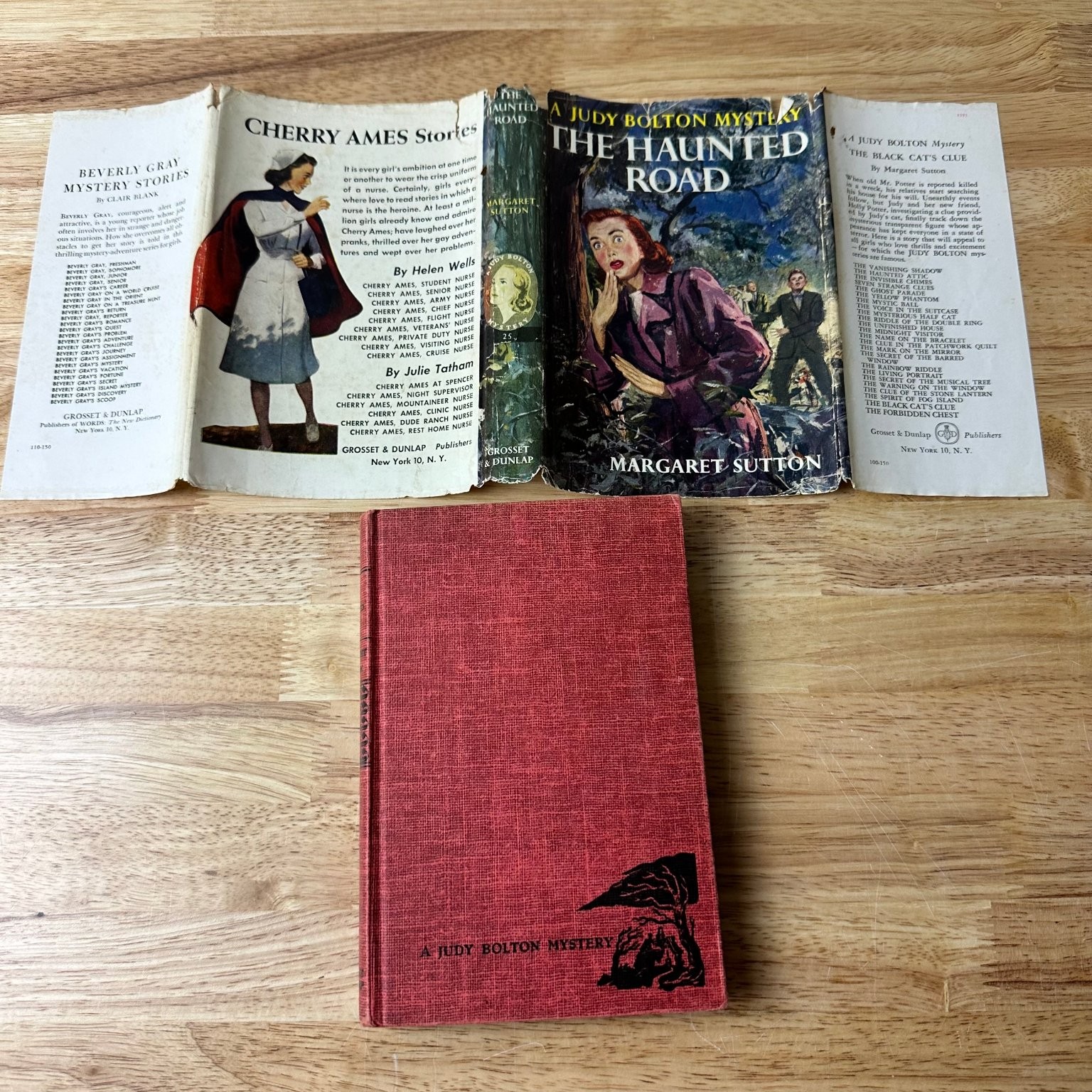 Lot of 3 Judy Bolton Mystery Books Margaret Sutton 1932-1954 Grosset Dunlap