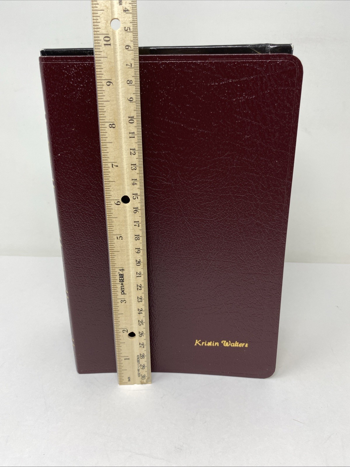 Student Bible NIV 1984 Burgundy Bonded Leather 2006 Print Clean Pages Box