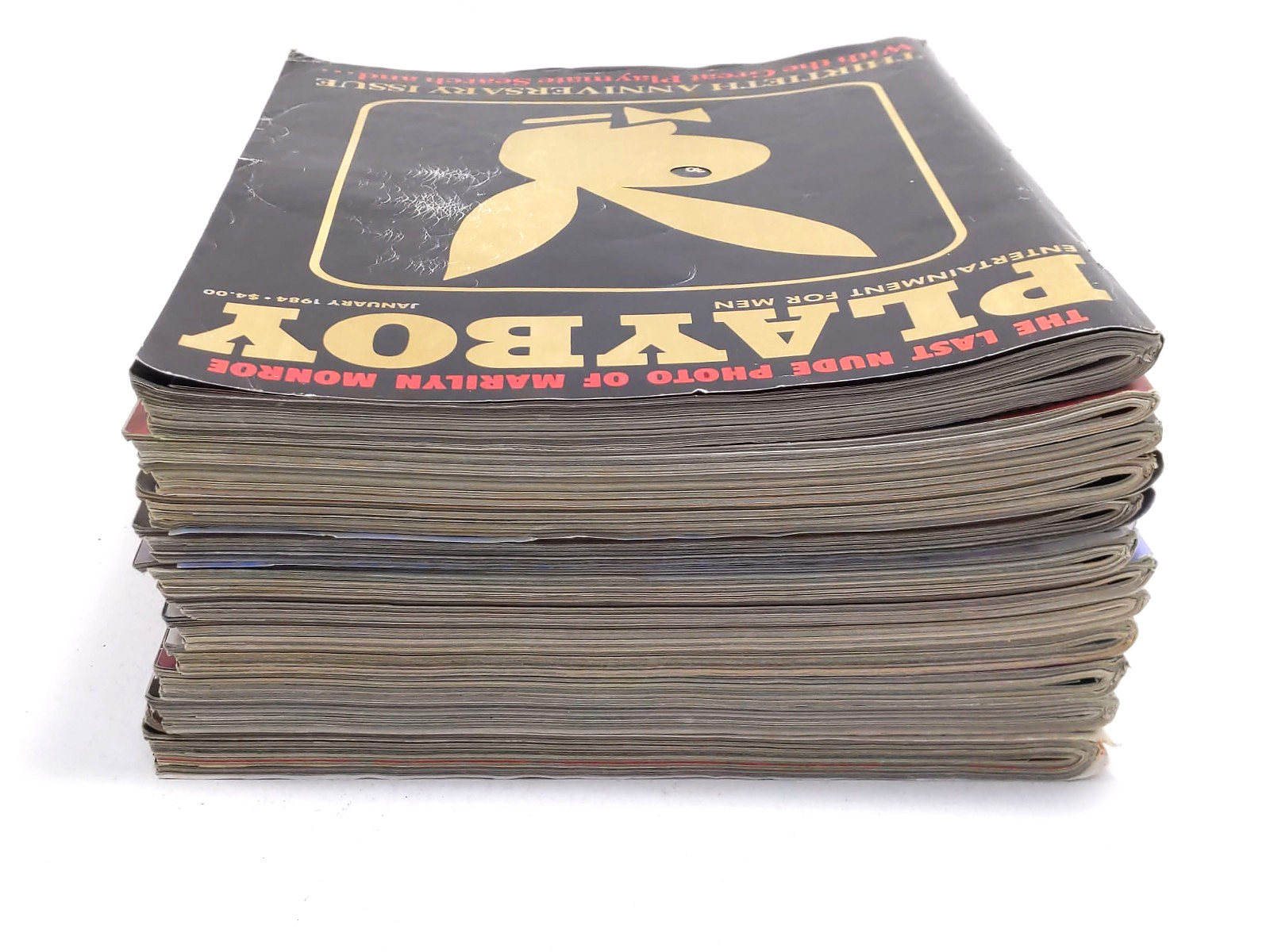 12 Playboy Magazine 1984 Vintage W/ Centerfolds Full Year