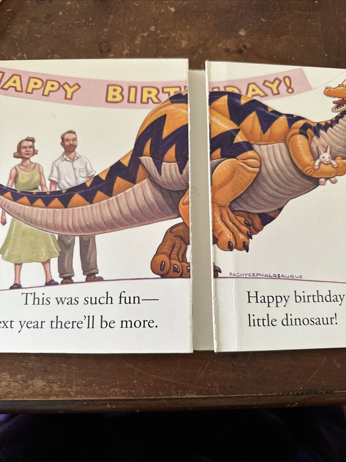 SIGNED How Do Dinosaurs Say Happy Birthday? board book Jane Yolen Mark Teague