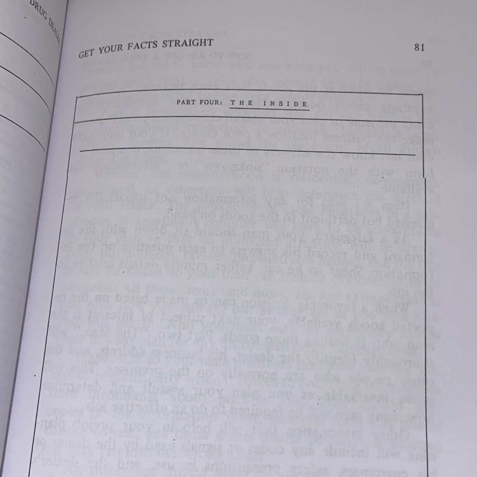 How To Rip Off A Drug Dealer by Rex Feral (1984) First Edition Paladin Press