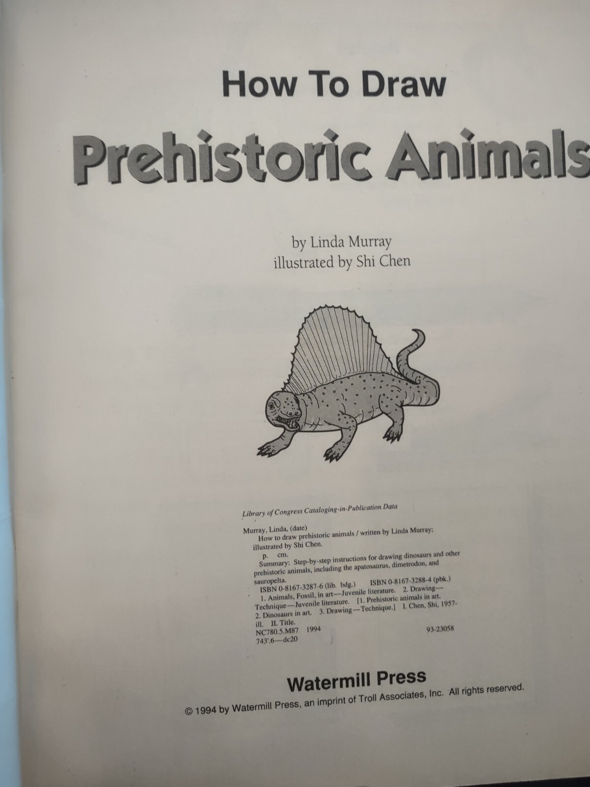 Dinosaurs How to Draw For Kids Prehistoric Animals by Linda Murray NEW Art 1994