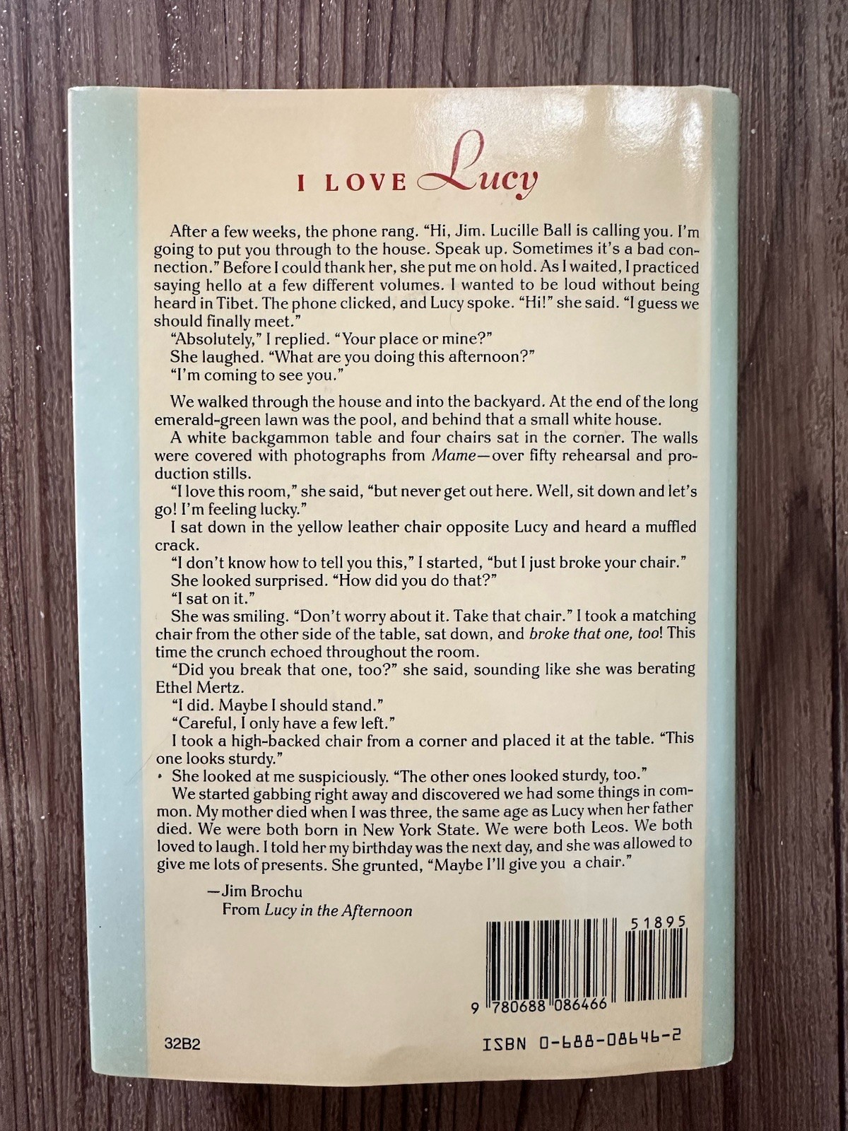 Vintage 1990 Lucille Ball In The Afternoon Hardcover First Edition w Dust Jacket