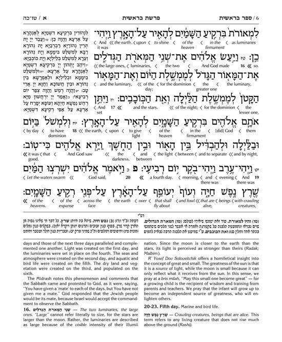 Artscroll Interlinear Complete Chumash Torah Bible Sefard Travel Edition