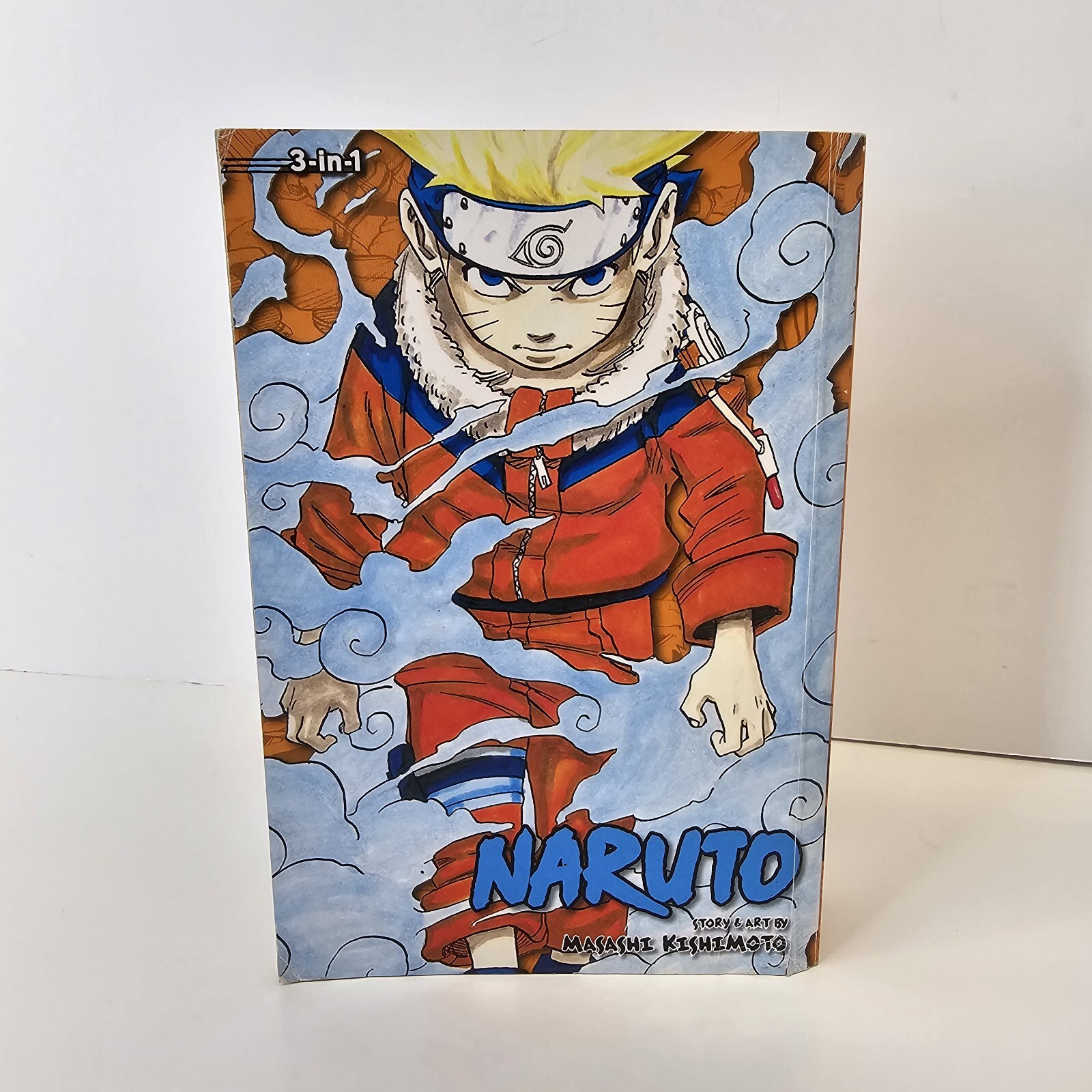 Naruto: 3-in-1 Edition (1-2-3) Volume 1 English Omnibus Manga Shonen Jump Viz