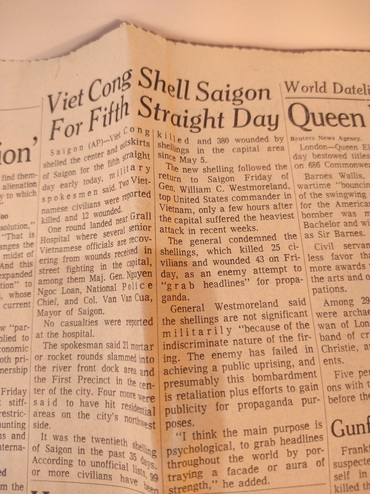 OMAHA WORLD HERALD NEWS PAPER JUNE 8, 1968 