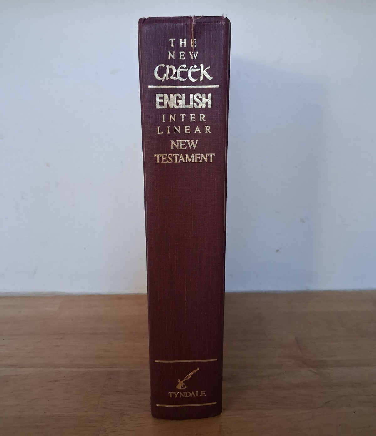 Tyndale House New Greek-English Interlinear New Testament Brown Comfort HC 1990