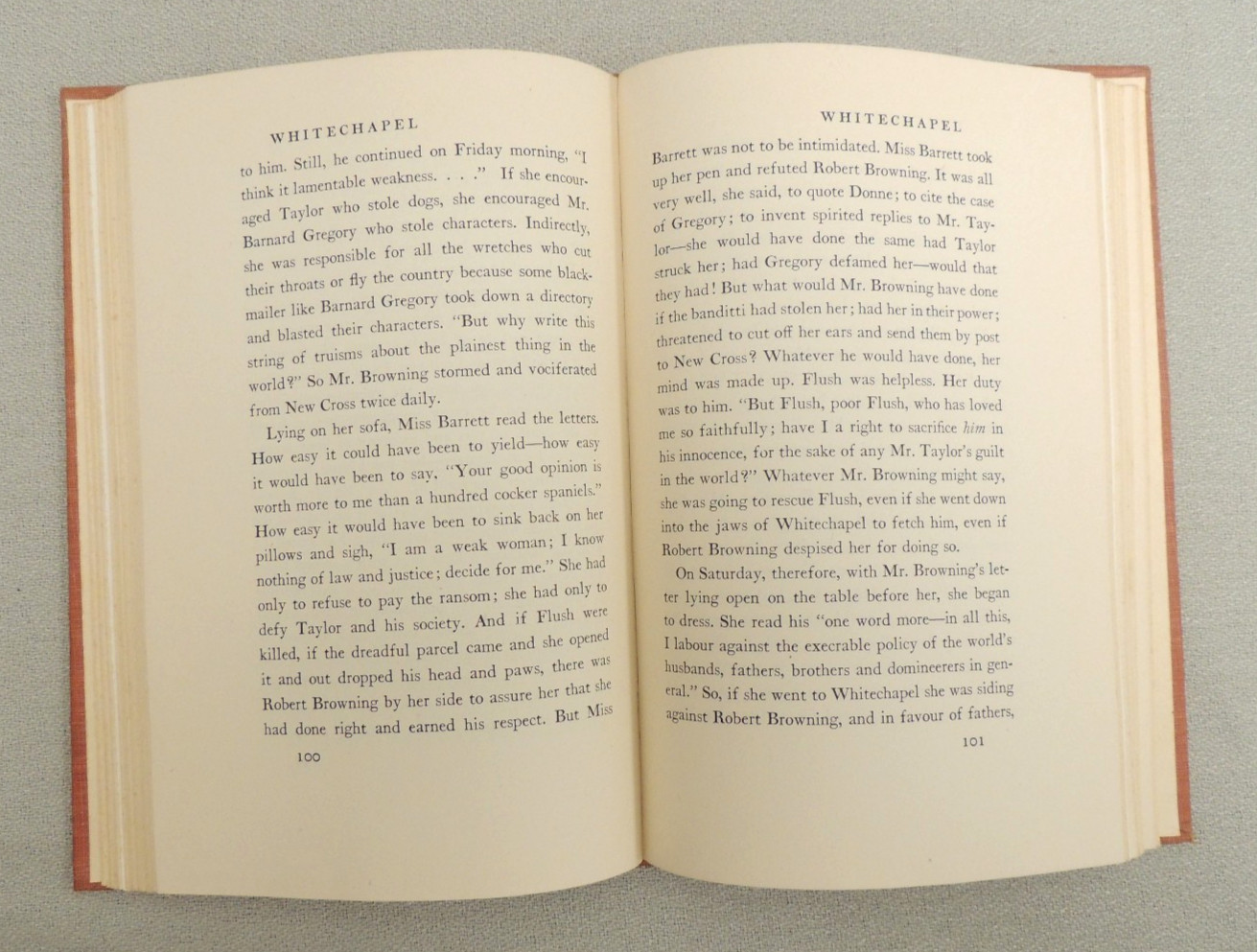FLUSH: A biography ~ Virginia Woolf ~ Vintage 1933 HC 1st Edition Later Print