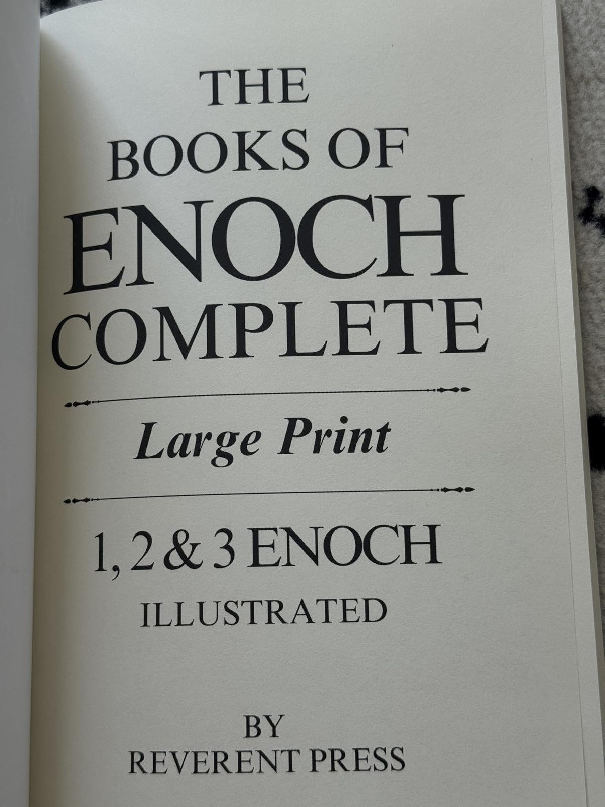 Books of Enoch Complete Large Print Illustrated Edition 1 2 3 Enoch