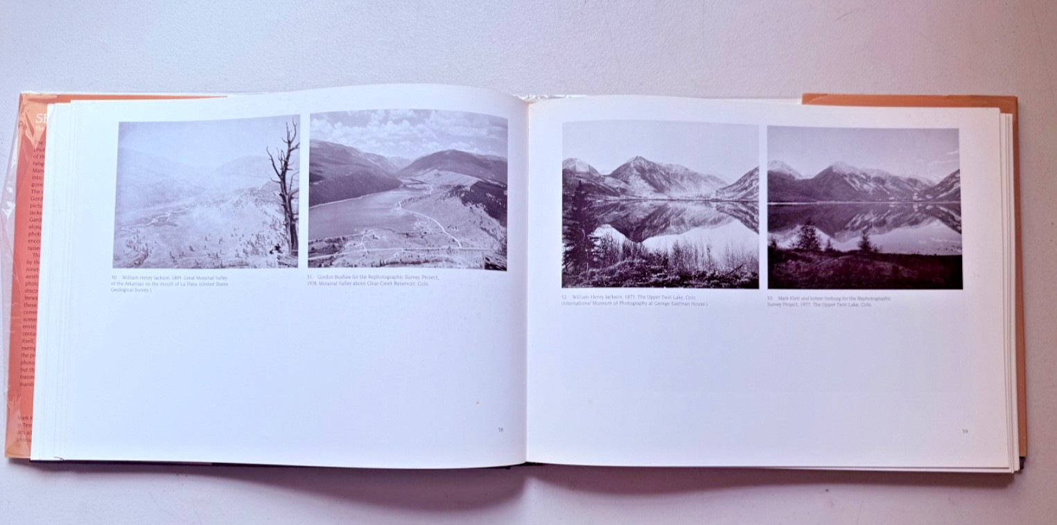 SECOND VIEW: THE REPHOTOGRAPHIC SURVEY PROJECT By Mark Klett & Joann Verburg VG+