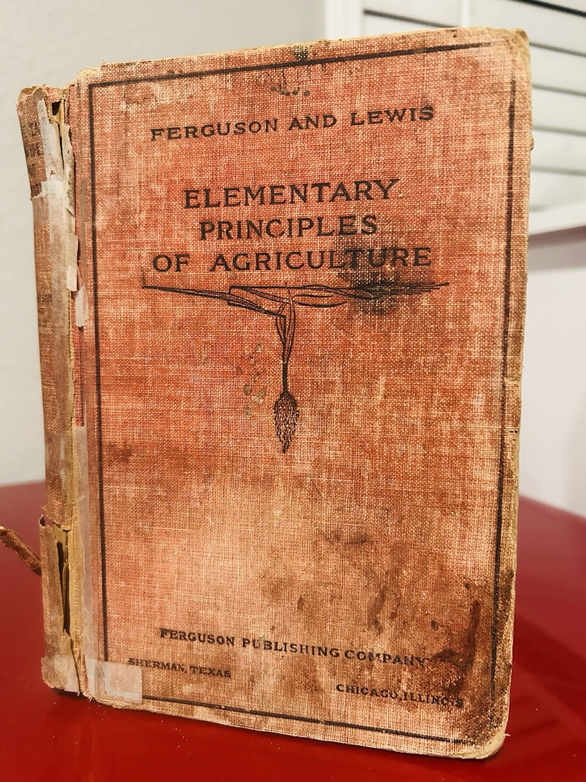 Elementary Principles of Agriculture-1908 1st Edition