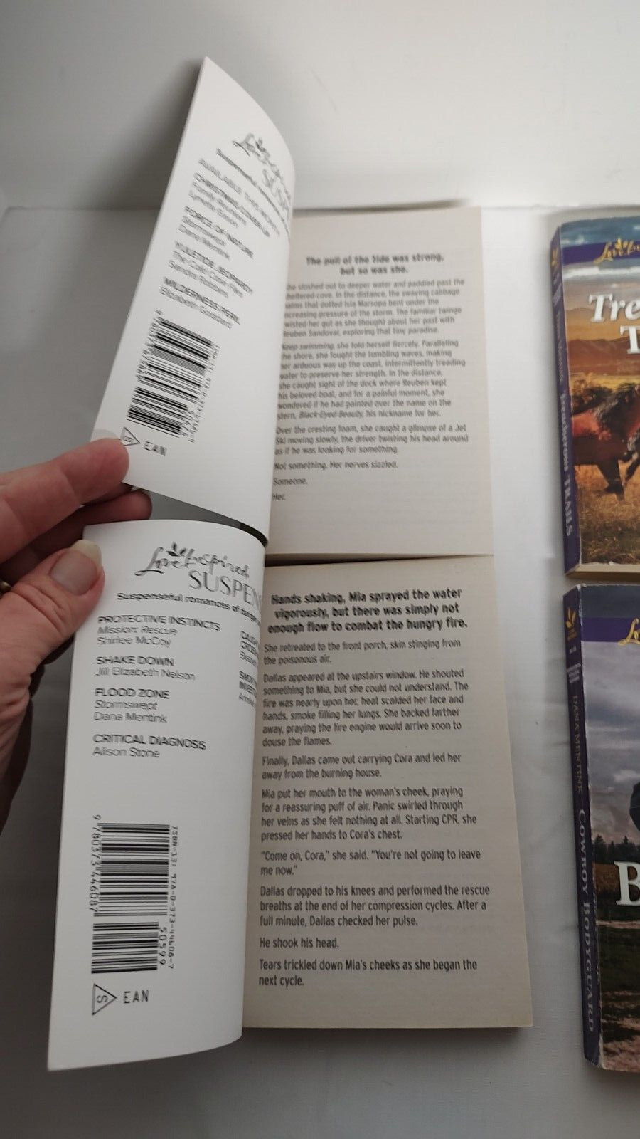 Love Inspired Suspense Dana Mentink Lot Of 5 Stormswept Gold Country Cowboys