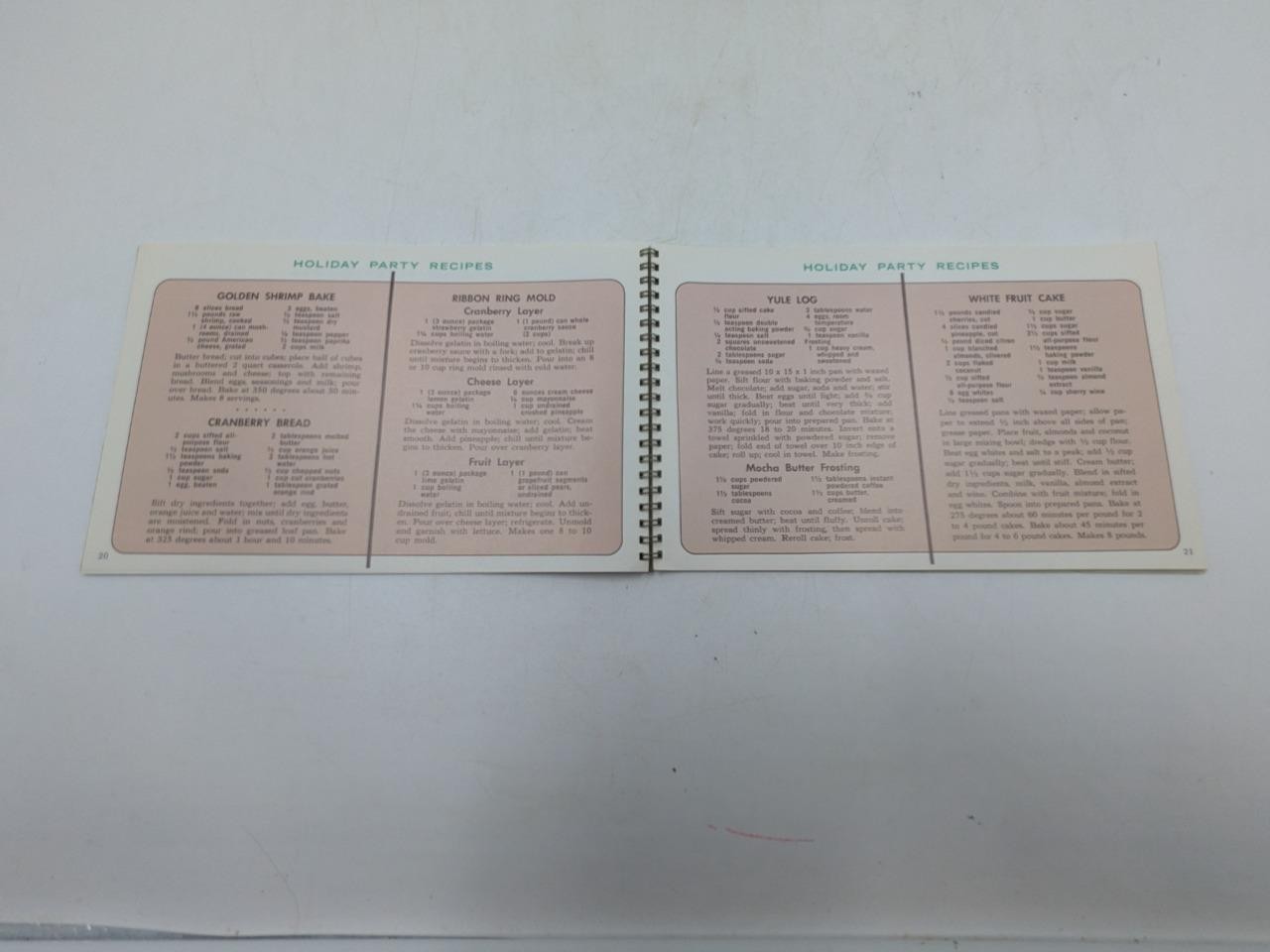 1963 WE Energies Cookie Book Wisconsin Electric Christmas Cooky Recipe Book A