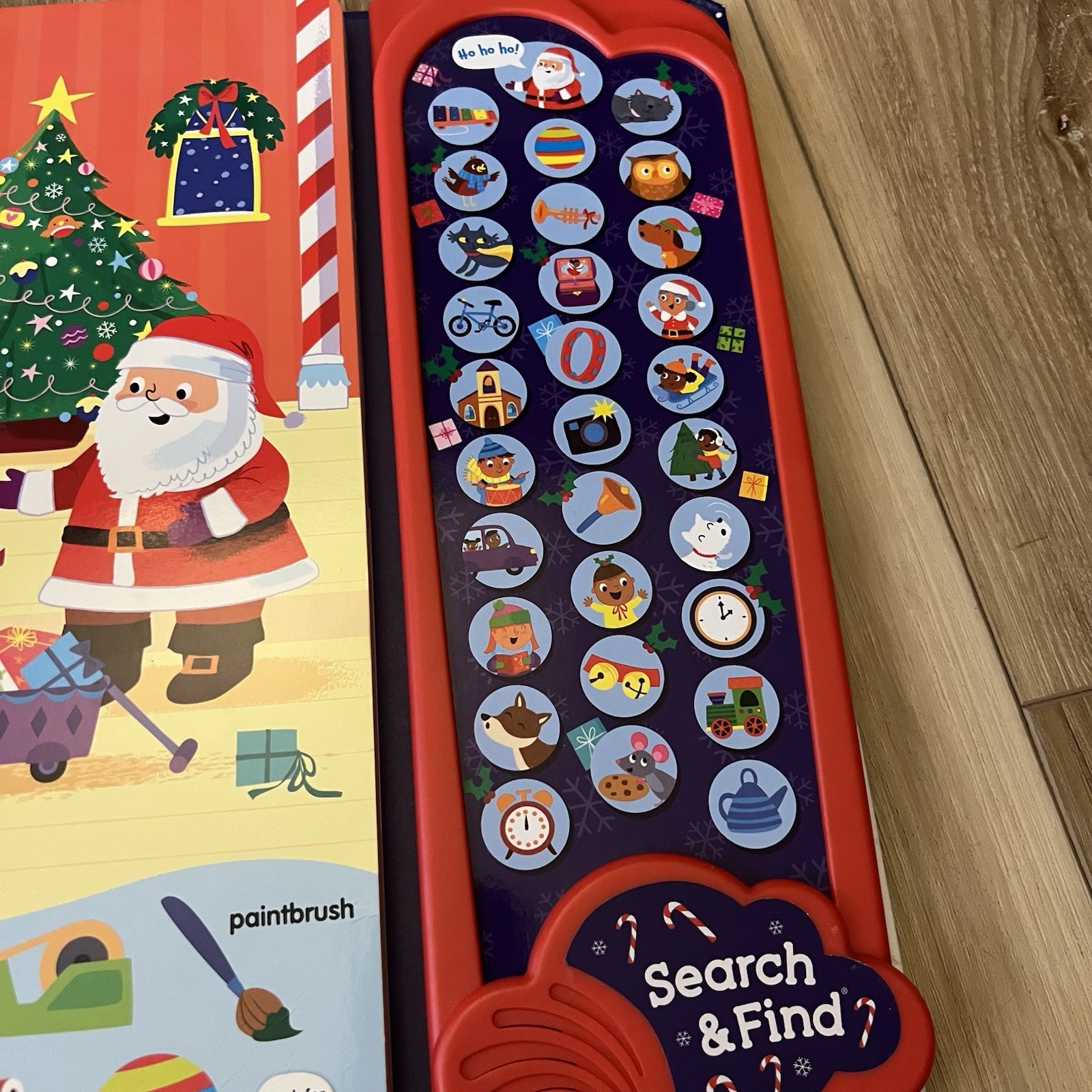 Search & Find Christmas Fun Sound Book – 30 Interactive Buttons – Tested/Works!