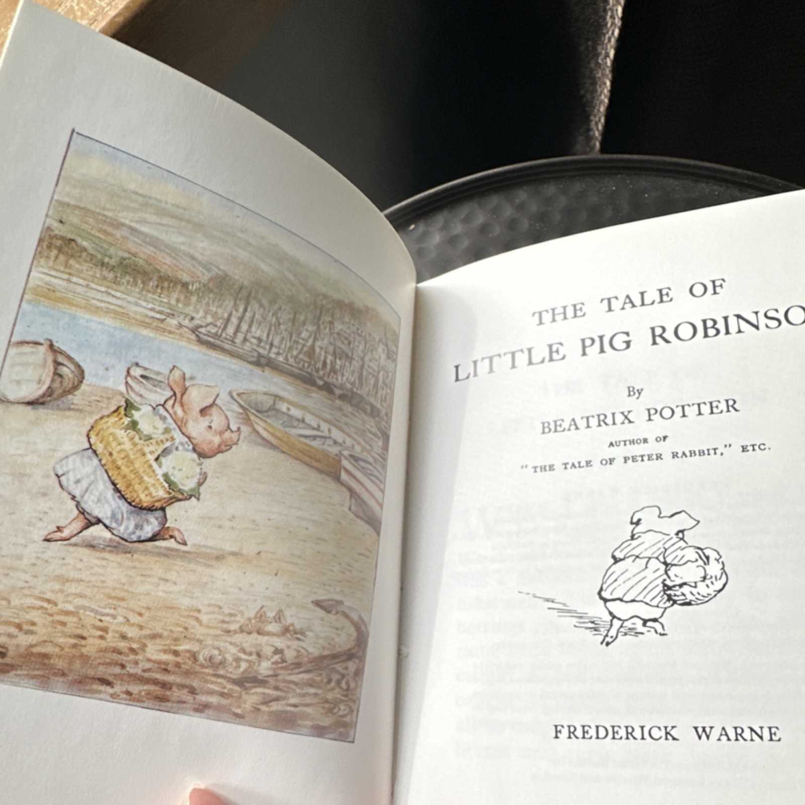The Tale of Little Pig Robinson Beatrix Potter Hardcover Warne 1985