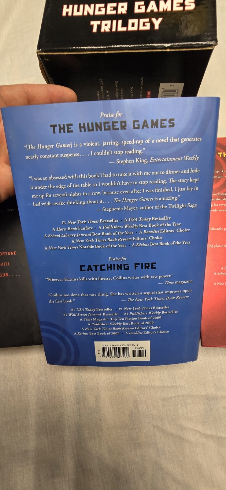 Hunger Games Trilogy Boxed Set Set by Suzanne Collins (2010, Quantity Pack)