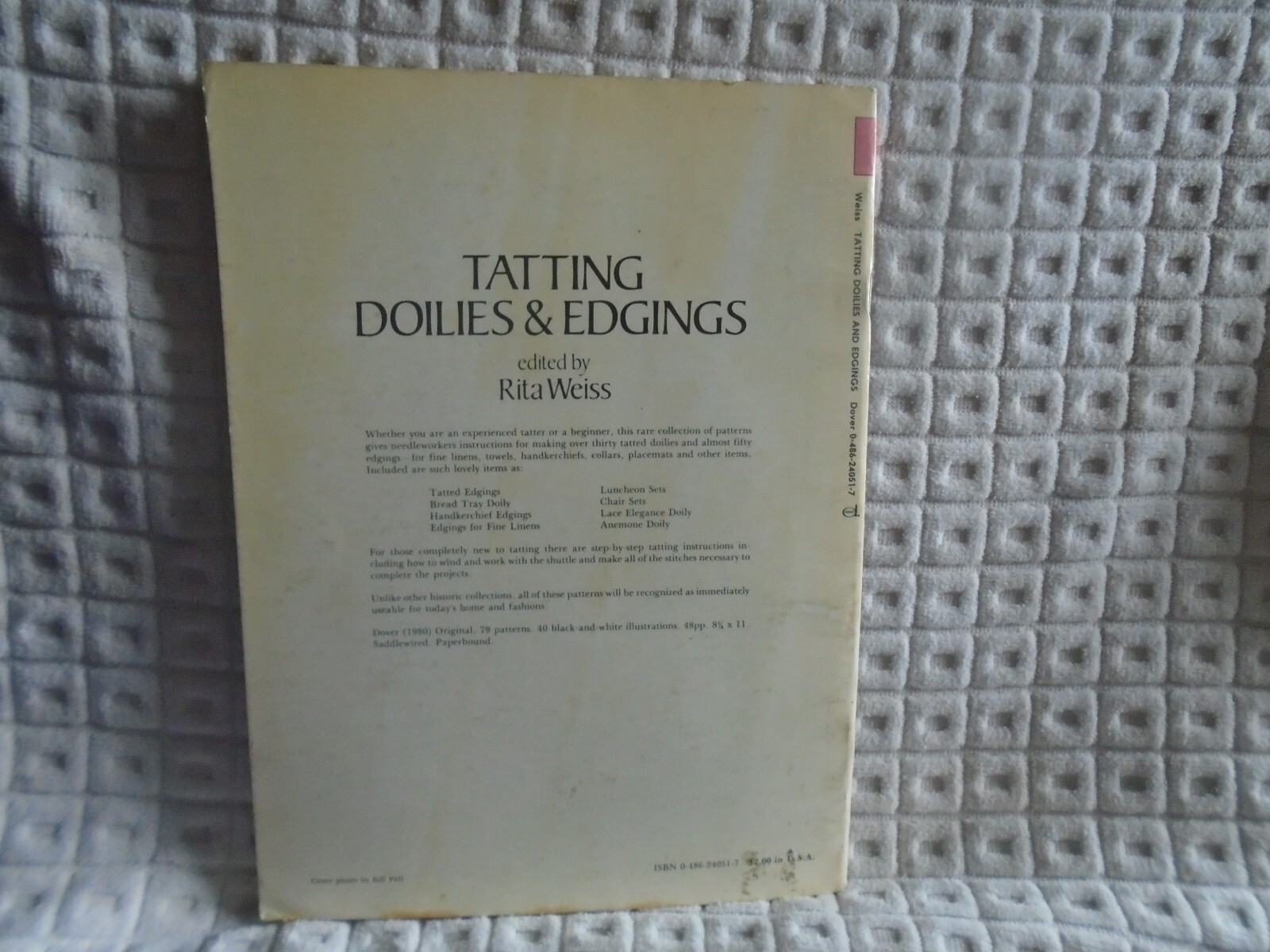 Tatting Doilies and Edgings by Rita Weiss (1980. Trade Paperback)