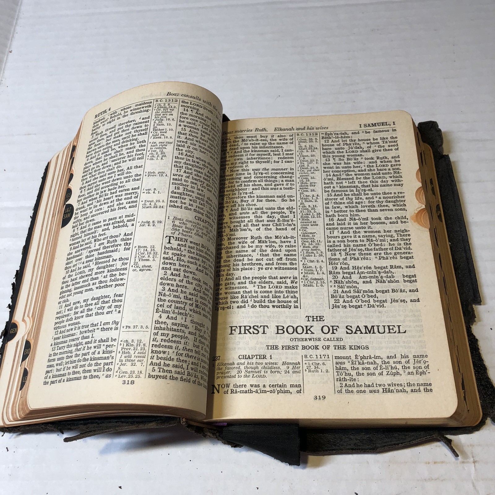 Vtg King James Version Holy Bible Red Letter Edition National Bible Press CRI