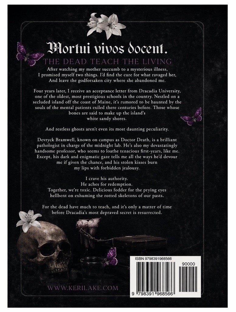 Nocticadia by Keri Lake, Gothic Dark Romance Book Paperback