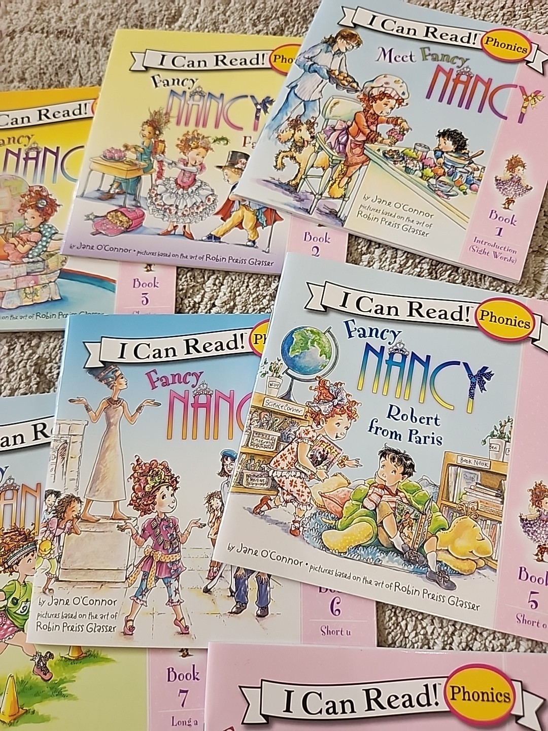 *I CAN READ PHONICS* Fancy Nancy Fantastic Phonics 12 Book Set/Homeschool Kids