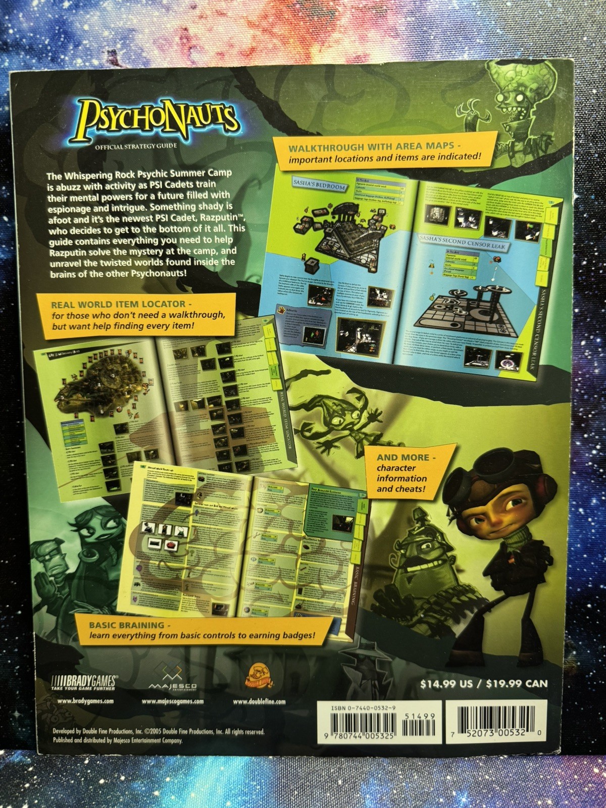 Psychonauts Official Strategy Guide (2005, Trade Paperback)