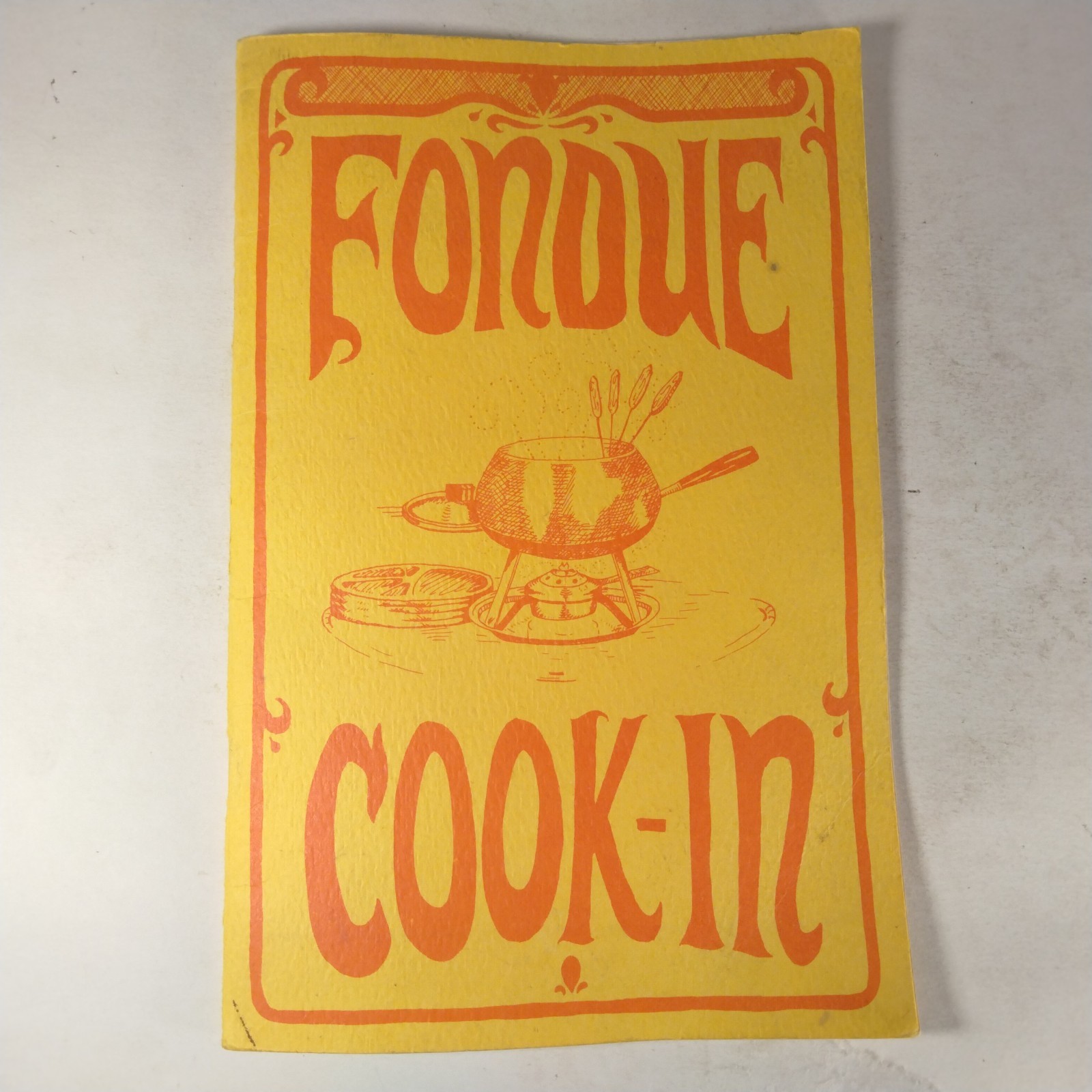 Fondue Cook In Cookbook Vintage 1968 Illustrated By Rebecca Crutchfield