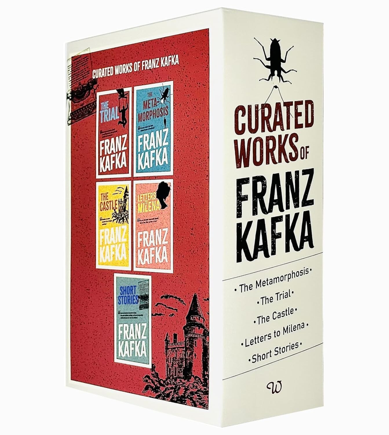 Curated Works of Franz Kafka 5 Books Collection Boxed Set(The Trial, Short Story