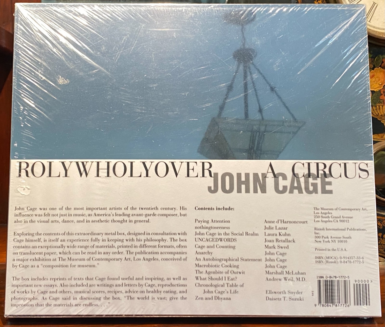 SEALED 1st Edition Rolywholyover, A Circus by John Cage. MOCA, LA & Rizzoli, NY