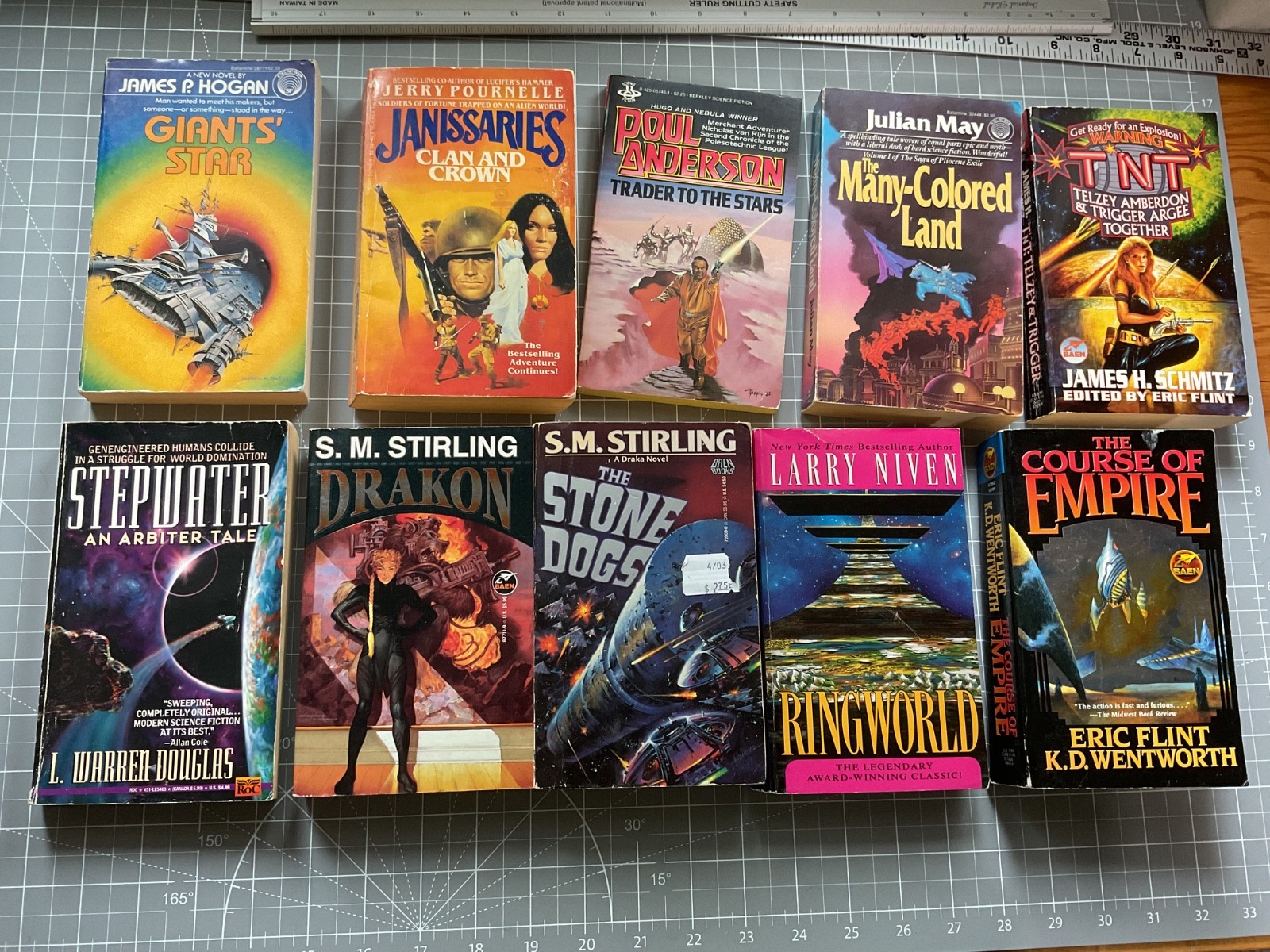Lot of 18 Vintage Science Fiction Paperbacks