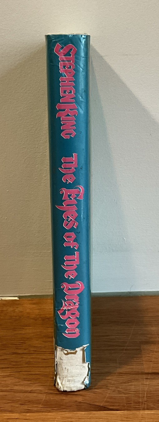 THE EYES OF THE DRAGON – Stephen King (1987, Hardcover 1st ) Gutter Code MP3Y