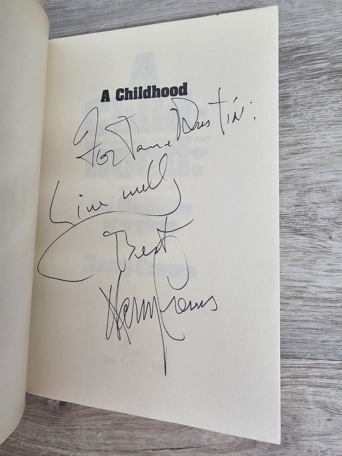 SIGNED! A Childhood: The Biography of a Place By Crews, Harry 1st print pb