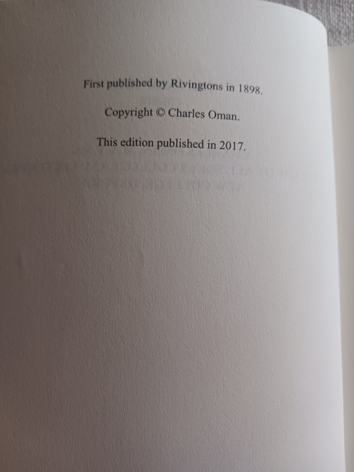 The Dark Ages 476-918 – Book By Charles Oman
