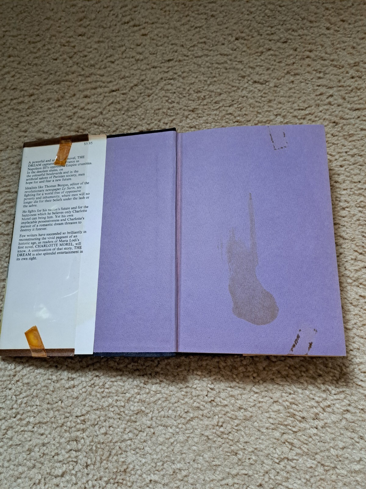 Charolette Morel The Dream By Maria Lodi First American Edition 1970