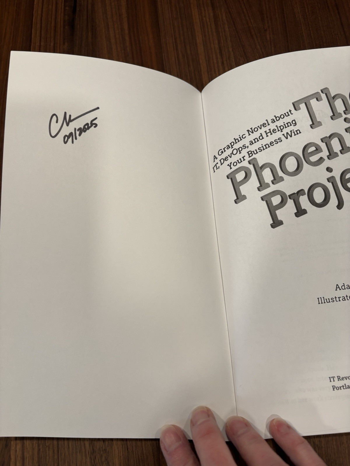 The Phoenix Project Graphic Novel Vol. 2 Signed By Gene Kim (author)