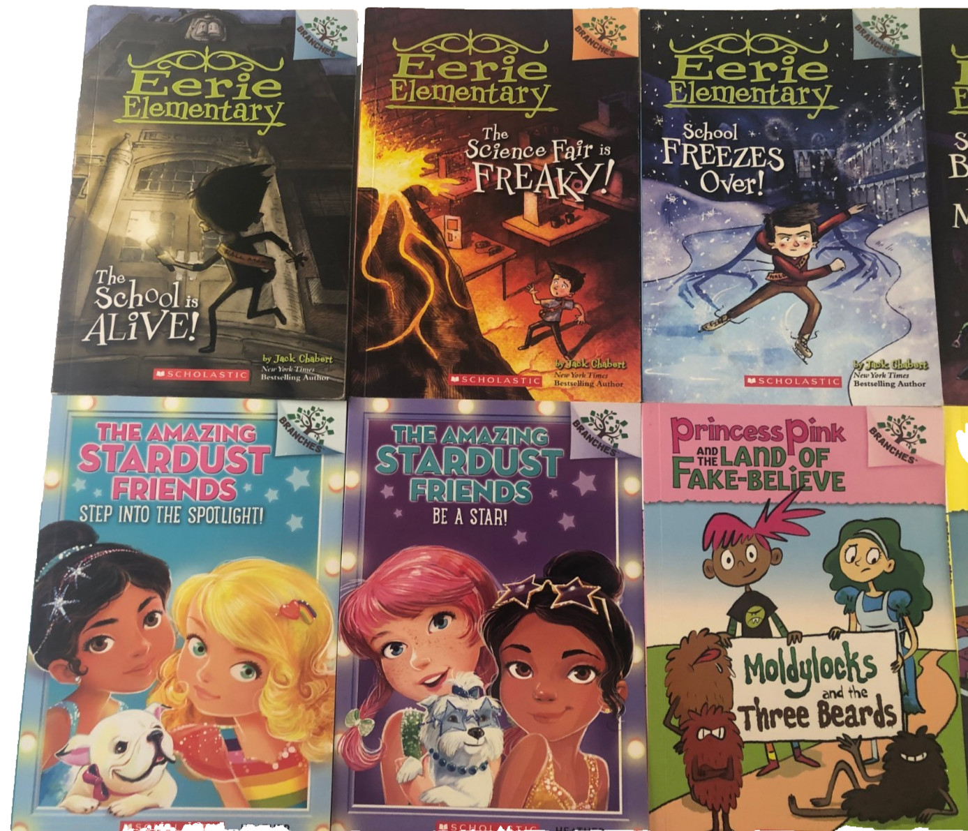 LOT OF 29 BRANCHES BOOKS: Eerie Elementar Owl Diaries Press Start Unicorn & More
