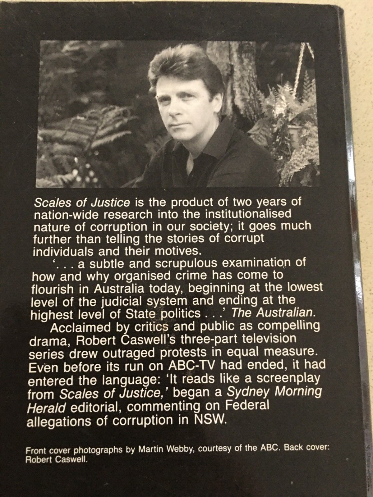 Scales of Justice by Robert Caswell (Trade Paperback) Signed