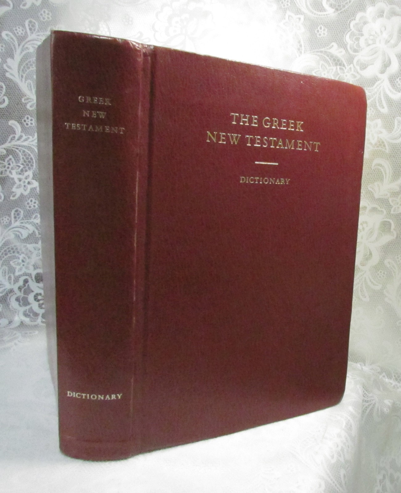 THE GREEK NEW TESTAMENT DICTIONARY 3rd Edition United Bible Societies ©1983